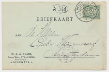 Firma briefkaart Deventer 1908 - Kaashandel 