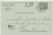 Firma briefkaart Delft 1904 - Stoomhoutzagerij - Sigarenkisten