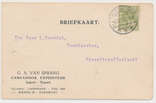 Firma briefkaart Dordrecht 1918 - Cargadoor - Expediteur