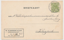 Firma briefkaart Dordrecht 1918 - W. Klarenaar