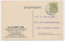 Firma briefkaart Dordrecht 1918 - Verfwaren - Vernissen