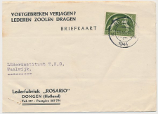 Firma briefkaart Dongen 1944 - Lederfabriek