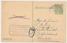 Firma briefkaart Eibergen 1927 - Meubelmakerij - Stoffeerder