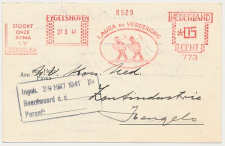 Firma briefkaart Eygelshoven 1941 - Steenkolenmijn Laura - Kolen
