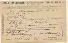 Firma briefkaart Goes 1910 - Grossierderij - Tabak 