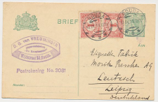 Firma briefkaart Gouda 1919 - Sigarenfabriek