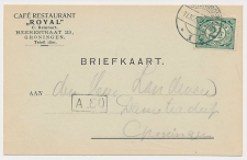 Firma briefkaart Groningen 1907 - Cafe Restaurant Royal
