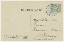 Briefkaart Goes 1915 - Centr. Commissie Gewassen op Stam