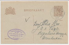 Firma briefkaart Gorinchem 1922 - Kantoorboekhandel