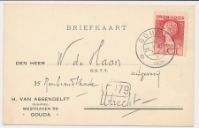 Briefkaart Gouda 1925 - Assendelft Oud Predikant