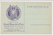 Firma briefkaart s Gravenhage 1924 - Grand Bazar de la Paix