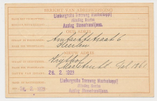 Verhuiskaart Heerlen 1923 - Limburgsche Tramweg Maatschappij