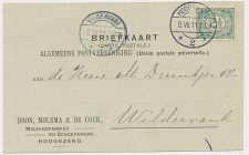 Firma briefkaart Hoogezand 1911 - Machinefabriek - Scheepswerf