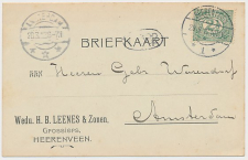 Firma briefkaart Heerenveen 1912 - Grossiers