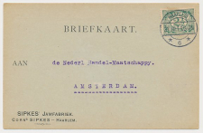 Firma briefkaart Haarlem 1911 - Sipkes Jamfabriek