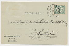 Briefkaart Heeg 1908 - Gereformeerde Kerk - Zending