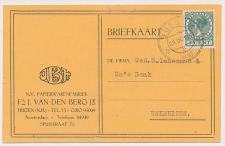 Firma briefkaart Huizen 1930 - Papierwarenfabriek