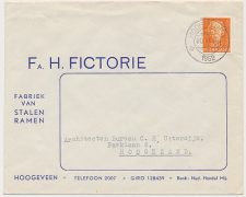 Firma envelop Hoogeveen 1952 - Fabriek van Stalen Ramen