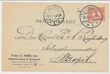 Firma briefkaart Koog Zaandijk 1911 - Stoomhoutzagerij