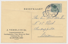 Firma briefkaart Kamperland 1930 - Aardappelen - Vlas - Stroo