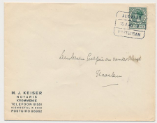 Envelop Krommenie 1940 - Notaris