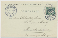 Briefkaart Leiden 1911 - Rijksmuseum van Oudheden