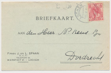 Firma briefkaart Lochem 1921 - Firma Spaan