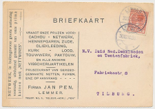Firma briefkaart Lemmer 1930 -Netwerk - Zijde - Oliekleding etc.