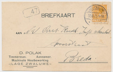Firma briefkaart Lage Zwaluwe 1925 - Timmerman - Aannemer