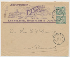 Firma envelop Lekkerkerk 1905 - Bouwmaterialen - Molen