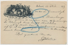 Firma briefkaart Melissant 1909 - Boom- Fruitkweekerij