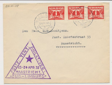 Envelop Maastricht 1938 - Postzegel Tentoonstelling