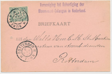 Briefkaart Nijmegen 1899 - Ver. Stoomvaart Belangen in Nederland