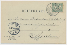 Briefkaart Nijmegen 1911/1912 Stempelfout - Notaris Tak