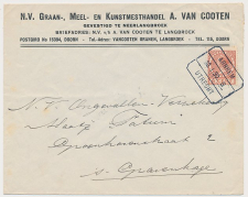 Firma envelop Neerlangbroek 1930 - Graan- Meel - Kunstmesthandel
