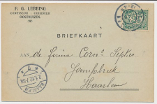 Firma briefkaart Oosthuizen 1912 - Confiseur - Cuisinier