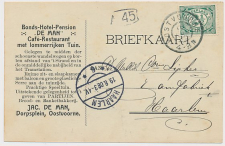 Briefkaart Oostvoorne 1908 - Hotel - Cafe - Restaurant