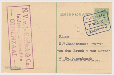 Briefkaart Oldenzaal 1930 - Inklaring - Expeditie