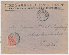 Firma envelop Oosterhout 1905 - IJzer en Metaalgieterij