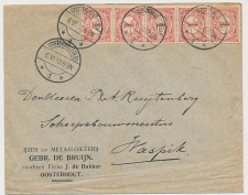 Firma envelop Oosterhout 1910 - IJzer en Metaalgieterij