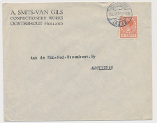 Firma envelop Oosterhout 1931 - Confectionery Works