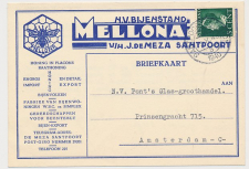 Firma briefkaart Santpoort 1942 - Mellona - Honing - Bijen