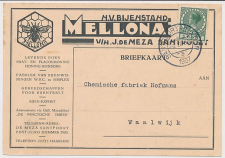 Firma briefkaart Santpoort 1937 - Mellona - Honing - Bijen