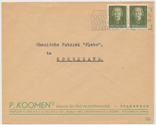 Firma envelop Spanbroek 1950 - Graan - Peulvruchten