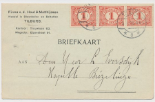 Firma briefkaart Tilburg 1918 - Steenkolen - Briketten