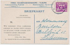 Firma briefkaart Tilburg 1932 - Tuinbouw - Bloemenmagazijn