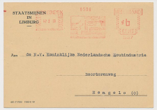 Firma briefkaart Treebeek 1950 - Staatsmijn in Limburg