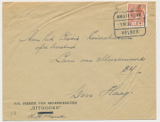 Firma envelop Uithoorn 1935 - Fabriek van Melkproducten