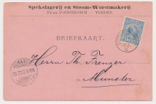 Firma briefkaart Vorden 1897 - Spekslagerij - Worstmakerij