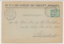 Firma briefkaart Veghel 1907 - De Goede - De Greeff